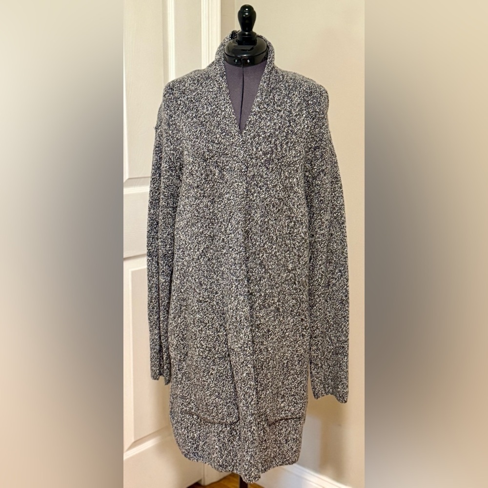 Gently Worn Pure Jill Gray Cardigan Sweater
